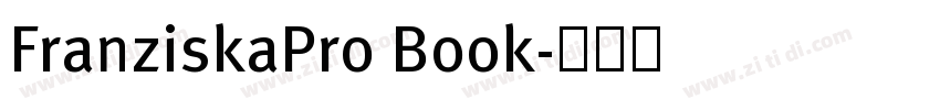 FranziskaPro Book字体转换